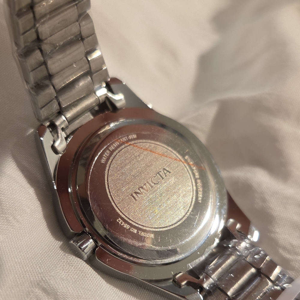 Invicta Silver and Gold Women's Watch with Crystal Accents - Picture 3 of 7